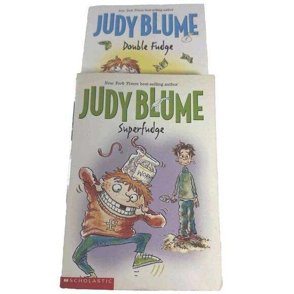 Kids Book Superfudge Doublefudge Author Judy Blume Summer Reading Grandkids Fun - Picture 1 of 7